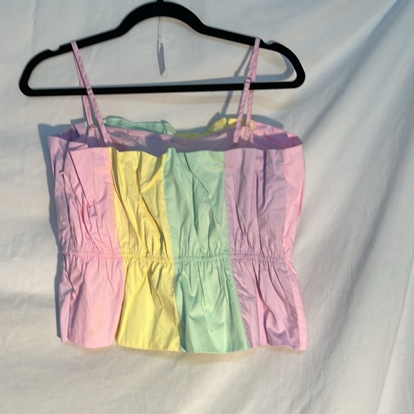 Peach Love spaghetti strap crop top - Picture 3 of 3